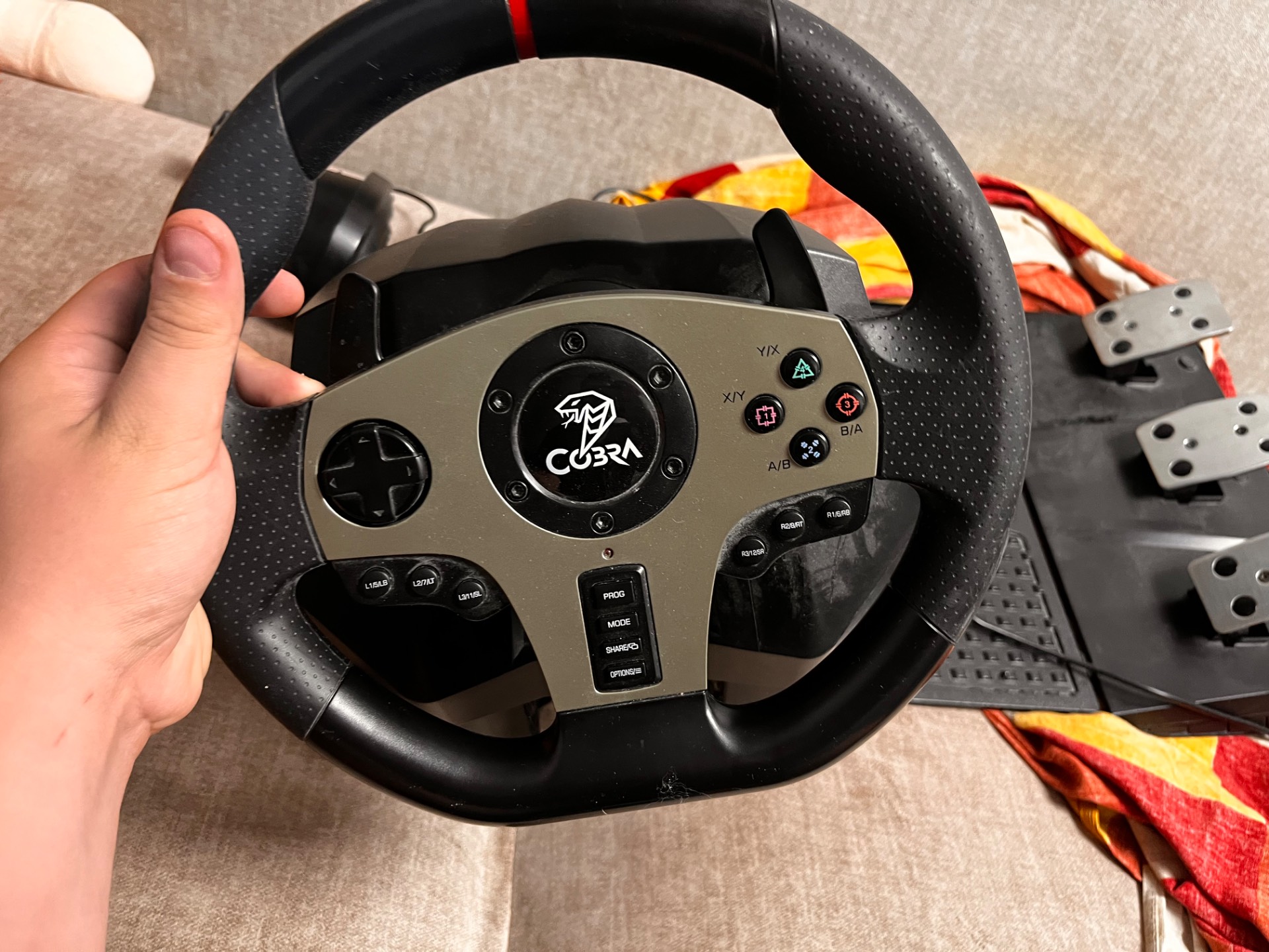 Игровой руль cobra gt900 pro
