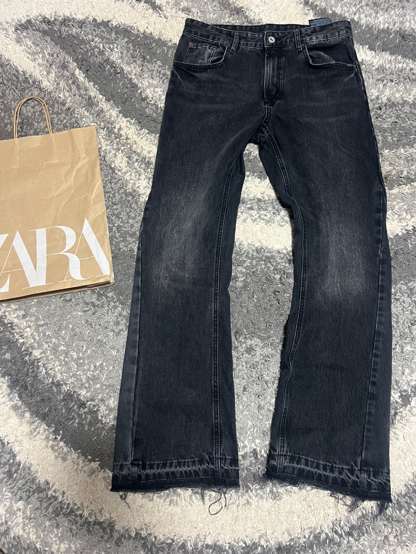 Zara flared jeans — фото 2