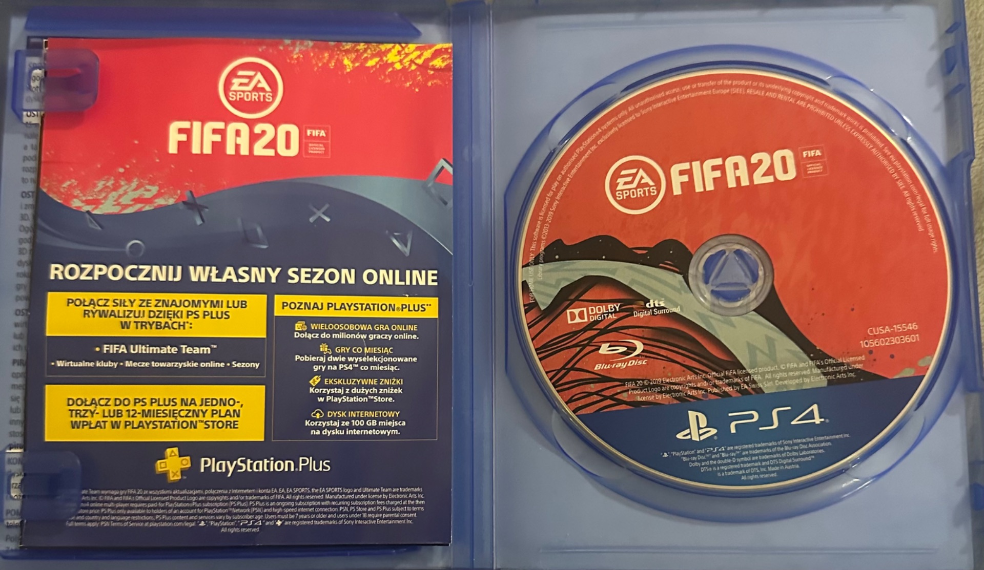 Диски с играми для PS4 — FIFA 20, NFS Payback, Detroit — фото 2